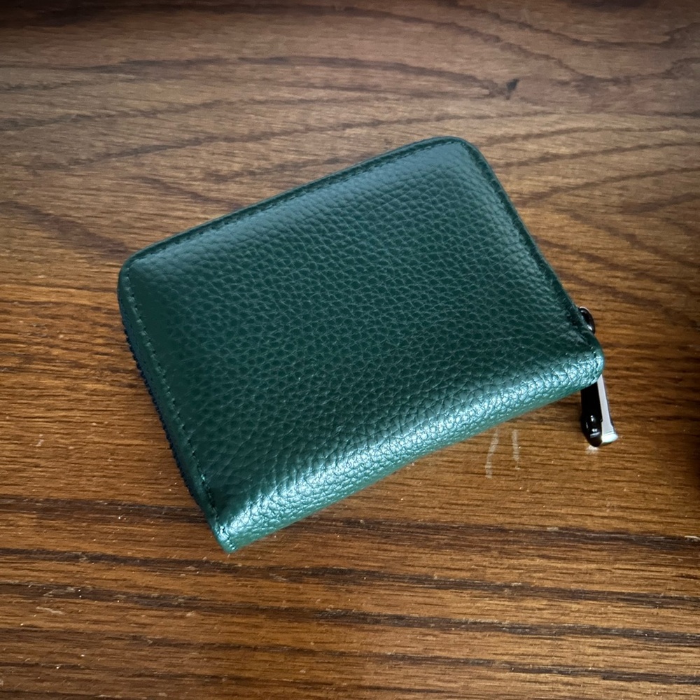 Green Leather Wallet